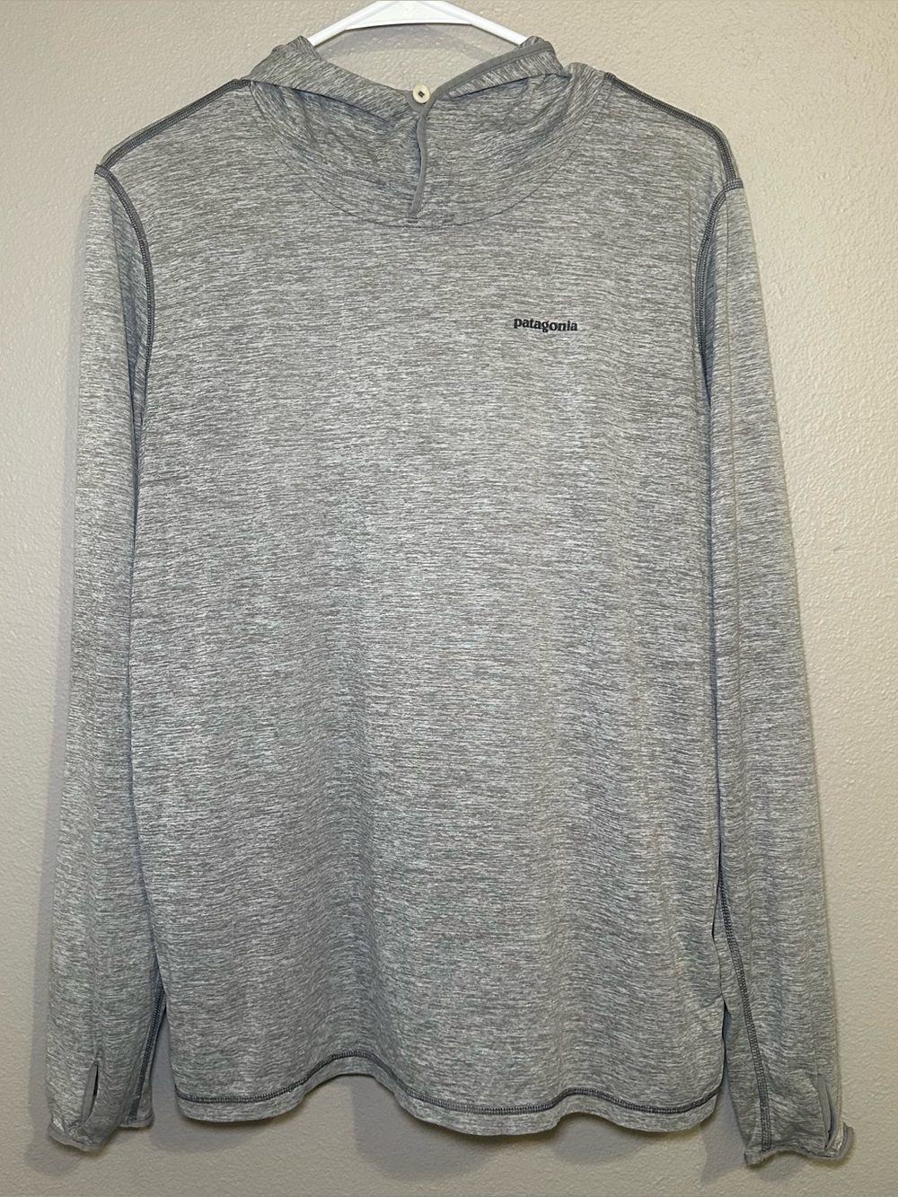 Patagonia Tropic Comfort Hoody Gray Pullover Outdoor Hoodie Men’s Size Medium